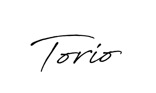Design your own signature with our free online signature maker. With this signature software, you can create a handwritten (Antro_Vectra_Bolder) signature for name Torio. Torio signature style 7 images and pictures png