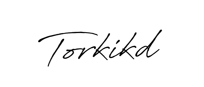 Make a beautiful signature design for name Torkikd. With this signature (Antro_Vectra_Bolder) style, you can create a handwritten signature for free. Torkikd signature style 7 images and pictures png
