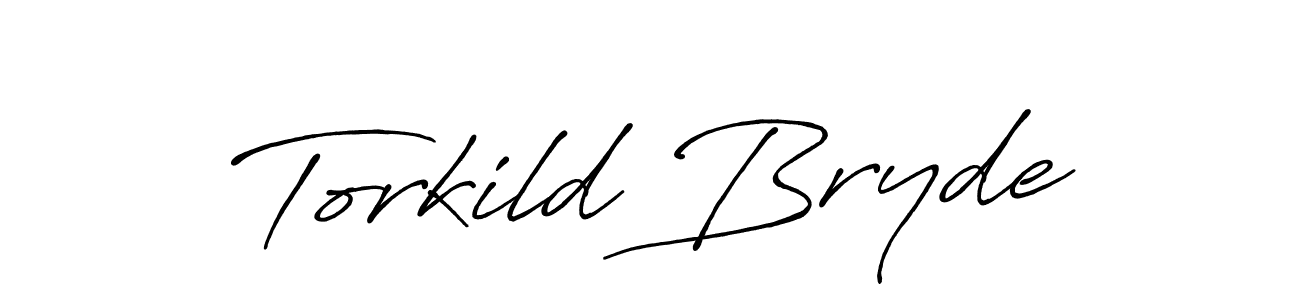 How to make Torkild Bryde signature? Antro_Vectra_Bolder is a professional autograph style. Create handwritten signature for Torkild Bryde name. Torkild Bryde signature style 7 images and pictures png