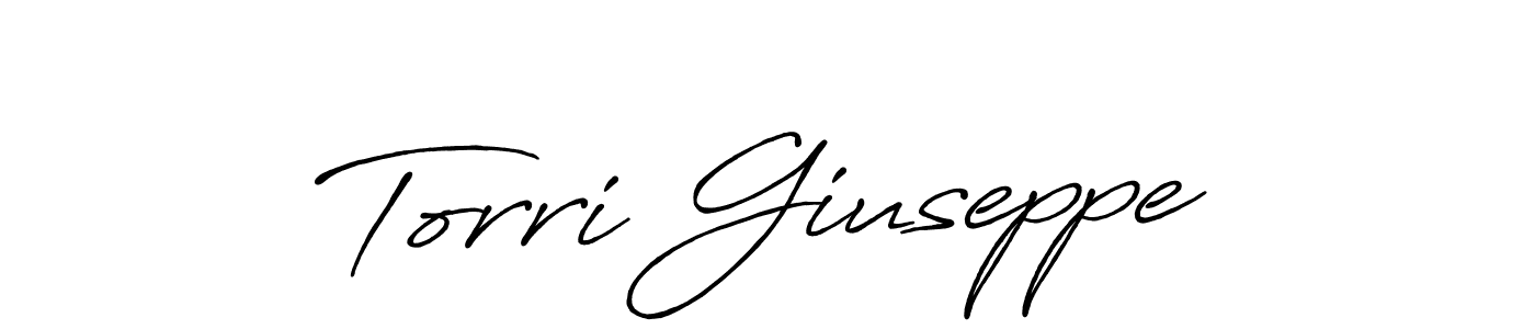 Use a signature maker to create a handwritten signature online. With this signature software, you can design (Antro_Vectra_Bolder) your own signature for name Torri Giuseppe. Torri Giuseppe signature style 7 images and pictures png