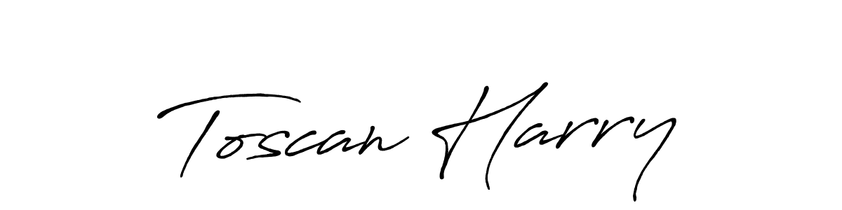 Also You can easily find your signature by using the search form. We will create Toscan Harry name handwritten signature images for you free of cost using Antro_Vectra_Bolder sign style. Toscan Harry signature style 7 images and pictures png