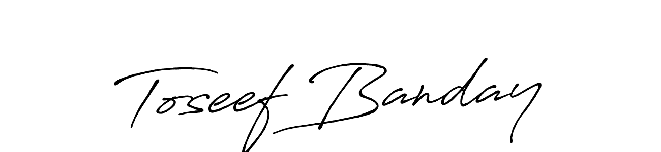 It looks lik you need a new signature style for name Toseef Banday. Design unique handwritten (Antro_Vectra_Bolder) signature with our free signature maker in just a few clicks. Toseef Banday signature style 7 images and pictures png