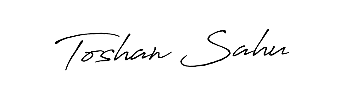 Also we have Toshan Sahu name is the best signature style. Create professional handwritten signature collection using Antro_Vectra_Bolder autograph style. Toshan Sahu signature style 7 images and pictures png