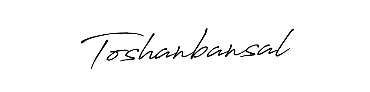 How to make Toshanbansal signature? Antro_Vectra_Bolder is a professional autograph style. Create handwritten signature for Toshanbansal name. Toshanbansal signature style 7 images and pictures png