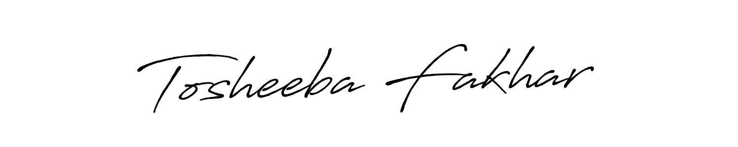 You should practise on your own different ways (Antro_Vectra_Bolder) to write your name (Tosheeba Fakhar) in signature. don't let someone else do it for you. Tosheeba Fakhar signature style 7 images and pictures png