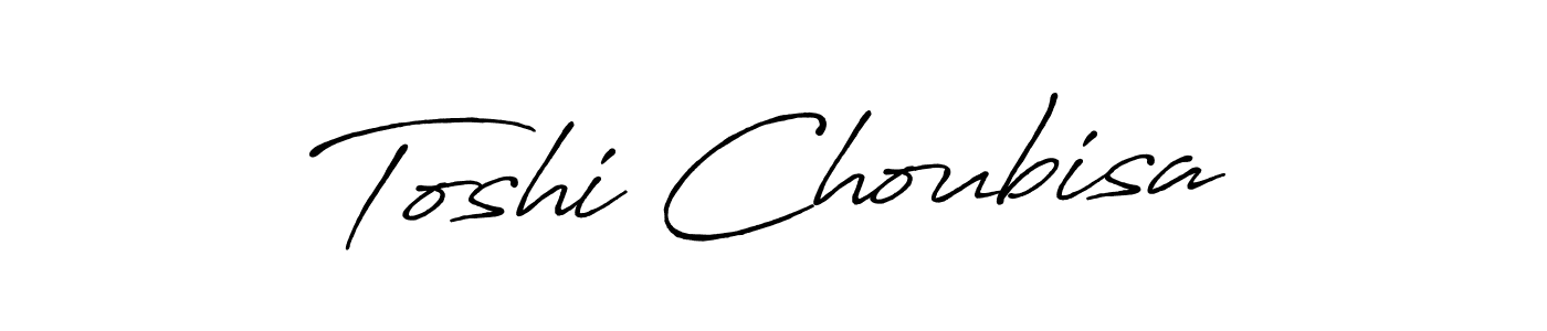 if you are searching for the best signature style for your name Toshi Choubisa. so please give up your signature search. here we have designed multiple signature styles  using Antro_Vectra_Bolder. Toshi Choubisa signature style 7 images and pictures png