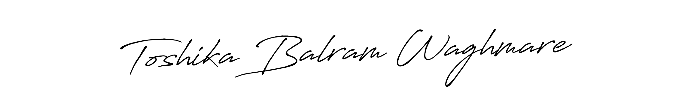 The best way (Antro_Vectra_Bolder) to make a short signature is to pick only two or three words in your name. The name Toshika Balram Waghmare include a total of six letters. For converting this name. Toshika Balram Waghmare signature style 7 images and pictures png