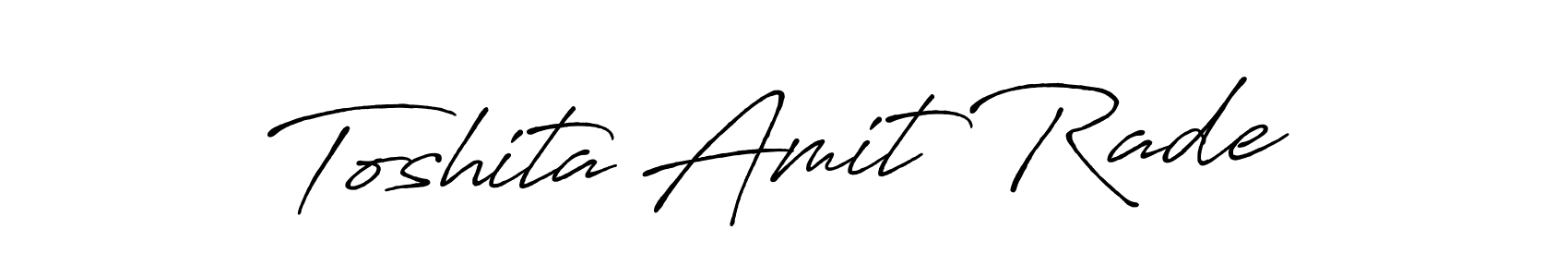 Once you've used our free online signature maker to create your best signature Antro_Vectra_Bolder style, it's time to enjoy all of the benefits that Toshita Amit Rade name signing documents. Toshita Amit Rade signature style 7 images and pictures png