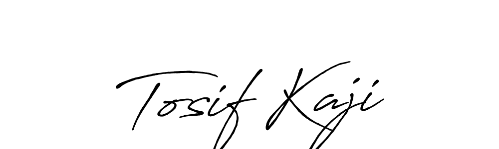 The best way (Antro_Vectra_Bolder) to make a short signature is to pick only two or three words in your name. The name Tosif Kaji include a total of six letters. For converting this name. Tosif Kaji signature style 7 images and pictures png