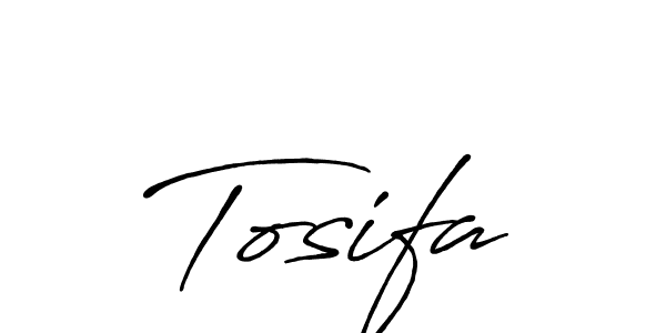 Tosifa stylish signature style. Best Handwritten Sign (Antro_Vectra_Bolder) for my name. Handwritten Signature Collection Ideas for my name Tosifa. Tosifa signature style 7 images and pictures png