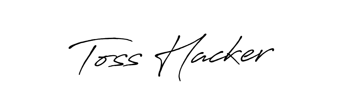 Antro_Vectra_Bolder is a professional signature style that is perfect for those who want to add a touch of class to their signature. It is also a great choice for those who want to make their signature more unique. Get Toss Hacker name to fancy signature for free. Toss Hacker signature style 7 images and pictures png