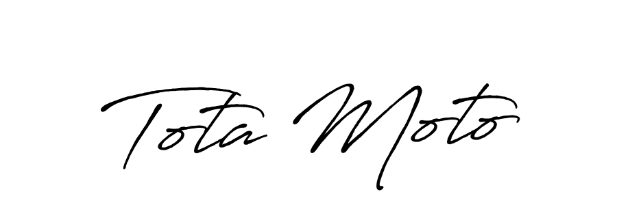 This is the best signature style for the Tota Moto name. Also you like these signature font (Antro_Vectra_Bolder). Mix name signature. Tota Moto signature style 7 images and pictures png