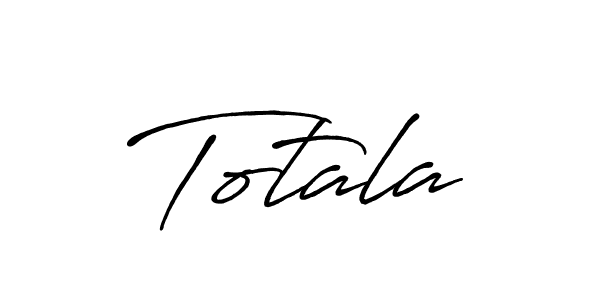 You should practise on your own different ways (Antro_Vectra_Bolder) to write your name (Totala) in signature. don't let someone else do it for you. Totala signature style 7 images and pictures png