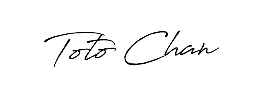 Toto Chan stylish signature style. Best Handwritten Sign (Antro_Vectra_Bolder) for my name. Handwritten Signature Collection Ideas for my name Toto Chan. Toto Chan signature style 7 images and pictures png