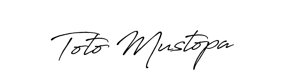 Also we have Toto Mustopa name is the best signature style. Create professional handwritten signature collection using Antro_Vectra_Bolder autograph style. Toto Mustopa signature style 7 images and pictures png