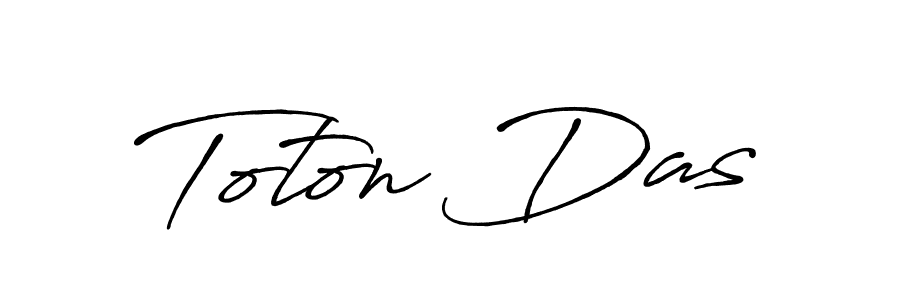 You should practise on your own different ways (Antro_Vectra_Bolder) to write your name (Toton Das) in signature. don't let someone else do it for you. Toton Das signature style 7 images and pictures png