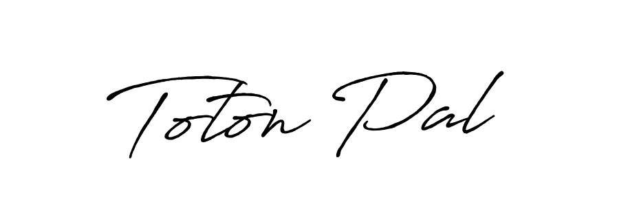 Once you've used our free online signature maker to create your best signature Antro_Vectra_Bolder style, it's time to enjoy all of the benefits that Toton Pal name signing documents. Toton Pal signature style 7 images and pictures png