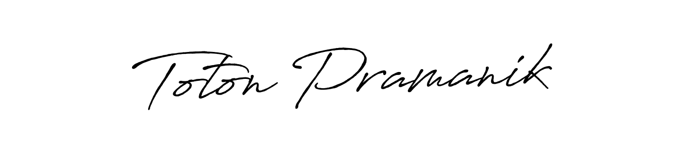 How to Draw Toton Pramanik signature style? Antro_Vectra_Bolder is a latest design signature styles for name Toton Pramanik. Toton Pramanik signature style 7 images and pictures png