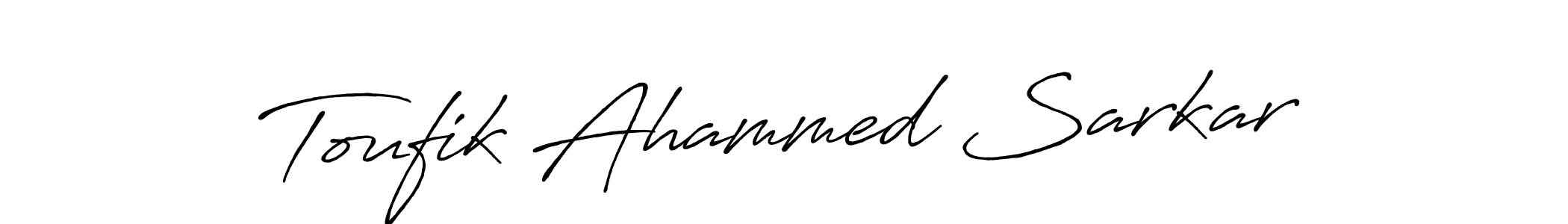 You can use this online signature creator to create a handwritten signature for the name Toufik Ahammed Sarkar. This is the best online autograph maker. Toufik Ahammed Sarkar signature style 7 images and pictures png