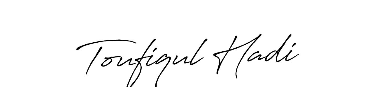 Here are the top 10 professional signature styles for the name Toufiqul Hadi. These are the best autograph styles you can use for your name. Toufiqul Hadi signature style 7 images and pictures png