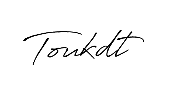 Also we have Toukdt name is the best signature style. Create professional handwritten signature collection using Antro_Vectra_Bolder autograph style. Toukdt signature style 7 images and pictures png