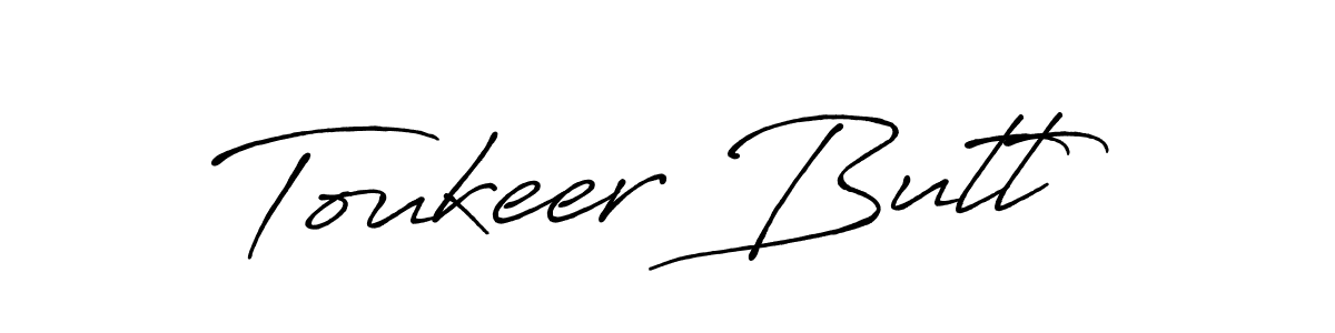 Make a short Toukeer Butt signature style. Manage your documents anywhere anytime using Antro_Vectra_Bolder. Create and add eSignatures, submit forms, share and send files easily. Toukeer Butt signature style 7 images and pictures png