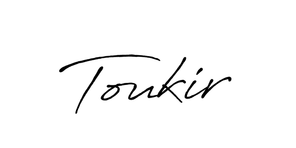 How to make Toukir name signature. Use Antro_Vectra_Bolder style for creating short signs online. This is the latest handwritten sign. Toukir signature style 7 images and pictures png