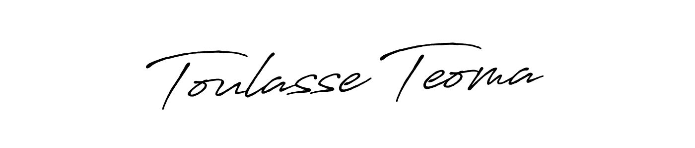 This is the best signature style for the Toulasse Teoma name. Also you like these signature font (Antro_Vectra_Bolder). Mix name signature. Toulasse Teoma signature style 7 images and pictures png