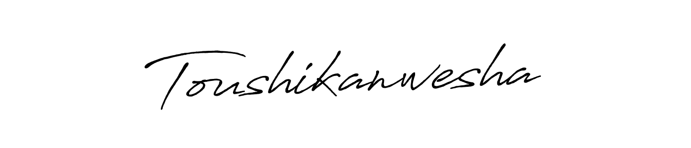 This is the best signature style for the Toushikanwesha name. Also you like these signature font (Antro_Vectra_Bolder). Mix name signature. Toushikanwesha signature style 7 images and pictures png