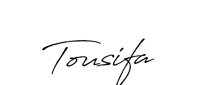 It looks lik you need a new signature style for name Tousifa. Design unique handwritten (Antro_Vectra_Bolder) signature with our free signature maker in just a few clicks. Tousifa signature style 7 images and pictures png