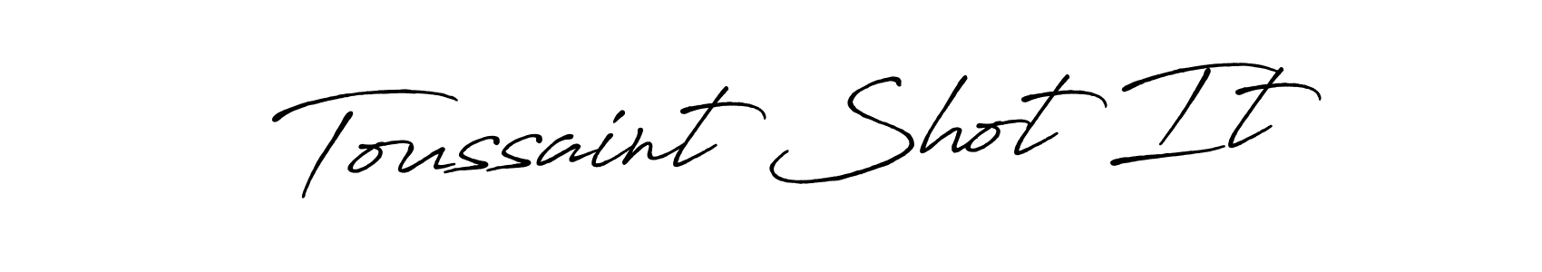 if you are searching for the best signature style for your name Toussaint Shot It. so please give up your signature search. here we have designed multiple signature styles  using Antro_Vectra_Bolder. Toussaint Shot It signature style 7 images and pictures png