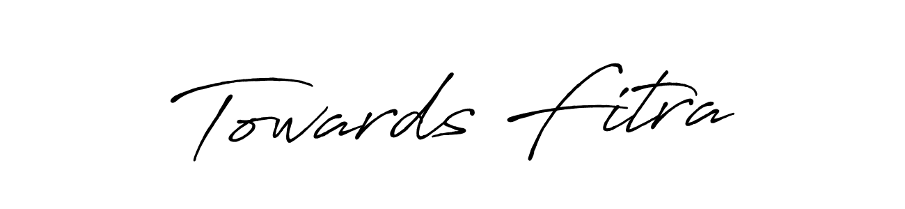 Similarly Antro_Vectra_Bolder is the best handwritten signature design. Signature creator online .You can use it as an online autograph creator for name Towards Fitra. Towards Fitra signature style 7 images and pictures png
