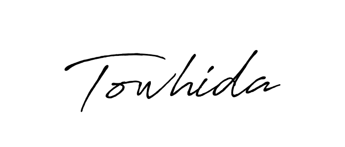 if you are searching for the best signature style for your name Towhida. so please give up your signature search. here we have designed multiple signature styles  using Antro_Vectra_Bolder. Towhida signature style 7 images and pictures png