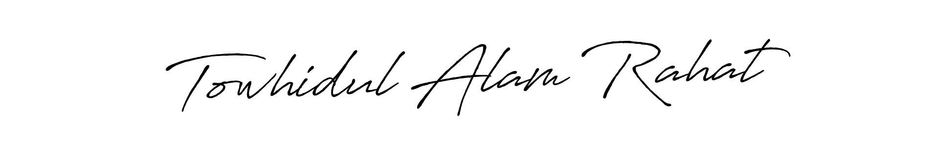 It looks lik you need a new signature style for name Towhidul Alam Rahat. Design unique handwritten (Antro_Vectra_Bolder) signature with our free signature maker in just a few clicks. Towhidul Alam Rahat signature style 7 images and pictures png
