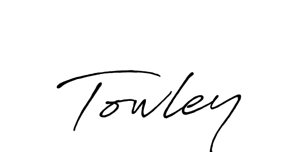 Towley stylish signature style. Best Handwritten Sign (Antro_Vectra_Bolder) for my name. Handwritten Signature Collection Ideas for my name Towley. Towley signature style 7 images and pictures png