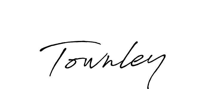 Design your own signature with our free online signature maker. With this signature software, you can create a handwritten (Antro_Vectra_Bolder) signature for name Townley. Townley signature style 7 images and pictures png