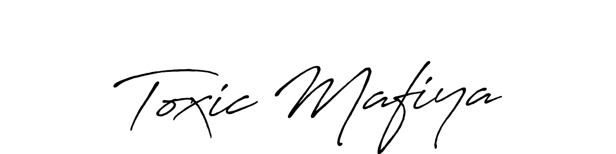 Make a beautiful signature design for name Toxic Mafiya. Use this online signature maker to create a handwritten signature for free. Toxic Mafiya signature style 7 images and pictures png