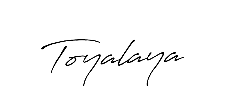 Create a beautiful signature design for name Toyalaya. With this signature (Antro_Vectra_Bolder) fonts, you can make a handwritten signature for free. Toyalaya signature style 7 images and pictures png