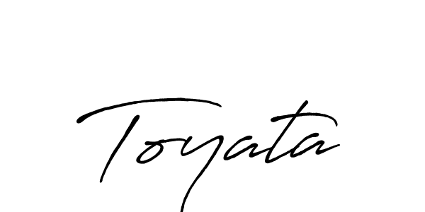 Toyata stylish signature style. Best Handwritten Sign (Antro_Vectra_Bolder) for my name. Handwritten Signature Collection Ideas for my name Toyata. Toyata signature style 7 images and pictures png