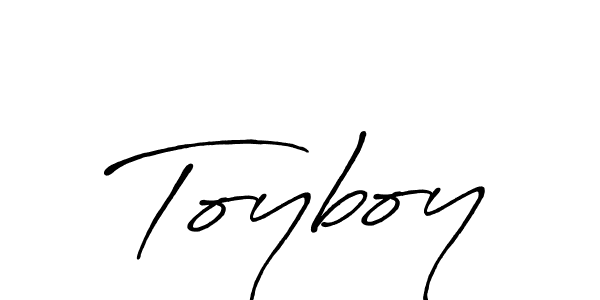 Make a beautiful signature design for name Toyboy. With this signature (Antro_Vectra_Bolder) style, you can create a handwritten signature for free. Toyboy signature style 7 images and pictures png