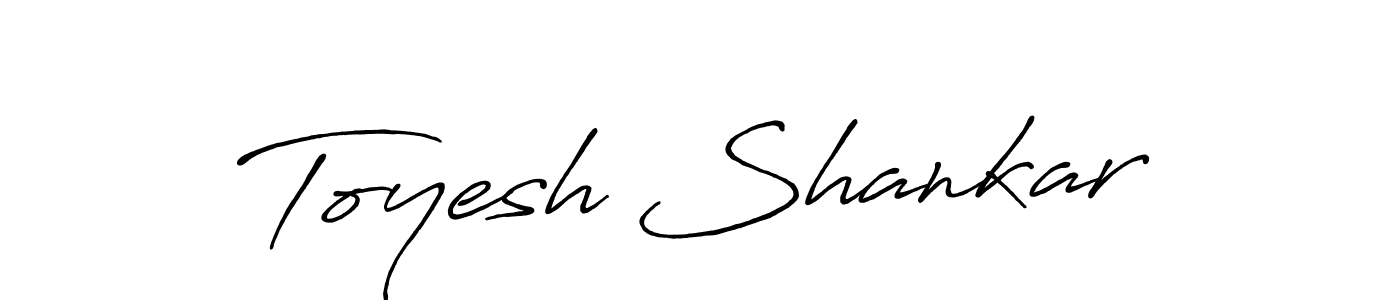 Also we have Toyesh Shankar name is the best signature style. Create professional handwritten signature collection using Antro_Vectra_Bolder autograph style. Toyesh Shankar signature style 7 images and pictures png