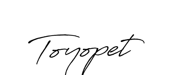 Toyopet stylish signature style. Best Handwritten Sign (Antro_Vectra_Bolder) for my name. Handwritten Signature Collection Ideas for my name Toyopet. Toyopet signature style 7 images and pictures png