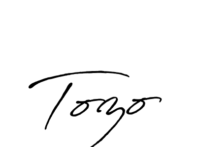 It looks lik you need a new signature style for name Tozo. Design unique handwritten (Antro_Vectra_Bolder) signature with our free signature maker in just a few clicks. Tozo signature style 7 images and pictures png