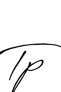 Design your own signature with our free online signature maker. With this signature software, you can create a handwritten (Antro_Vectra_Bolder) signature for name Tp. Tp signature style 7 images and pictures png