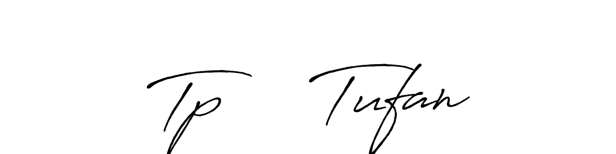 Also we have Tp     Tufan name is the best signature style. Create professional handwritten signature collection using Antro_Vectra_Bolder autograph style. Tp     Tufan signature style 7 images and pictures png