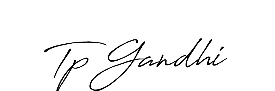 Similarly Antro_Vectra_Bolder is the best handwritten signature design. Signature creator online .You can use it as an online autograph creator for name Tp Gandhi. Tp Gandhi signature style 7 images and pictures png