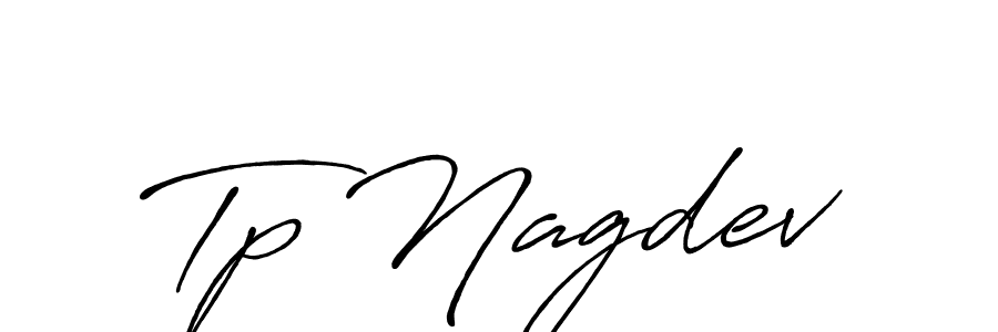 How to make Tp Nagdev name signature. Use Antro_Vectra_Bolder style for creating short signs online. This is the latest handwritten sign. Tp Nagdev signature style 7 images and pictures png