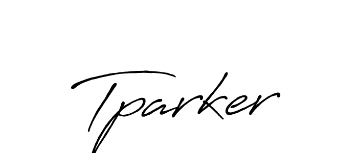 Tparker stylish signature style. Best Handwritten Sign (Antro_Vectra_Bolder) for my name. Handwritten Signature Collection Ideas for my name Tparker. Tparker signature style 7 images and pictures png