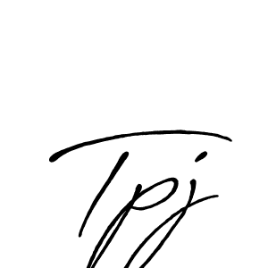 if you are searching for the best signature style for your name Tpj. so please give up your signature search. here we have designed multiple signature styles  using Antro_Vectra_Bolder. Tpj signature style 7 images and pictures png