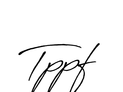 Tppf stylish signature style. Best Handwritten Sign (Antro_Vectra_Bolder) for my name. Handwritten Signature Collection Ideas for my name Tppf. Tppf signature style 7 images and pictures png